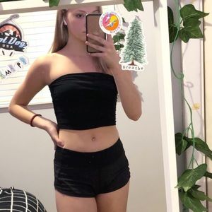 black garage tube top